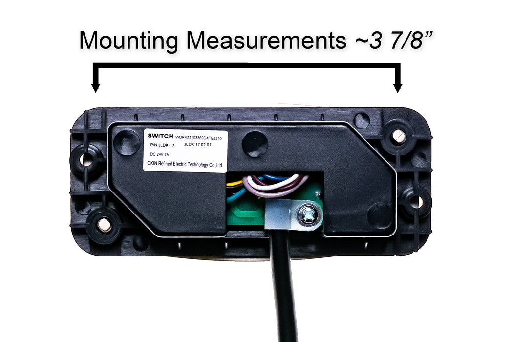 OKIN Model: JLDK.17.02.07 Switch, Hand Controller, 6 Buttons - Replacement Part for Electric Recliner