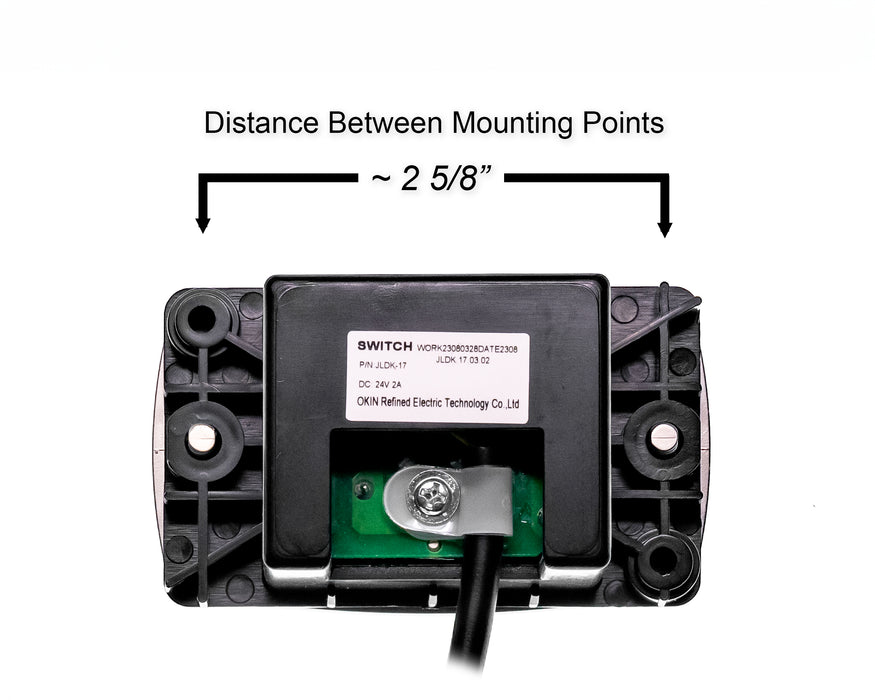 OKIN Model: JLDK.17.03.02 Switch, Hand Controller, 4 Buttons - Replacement Part for Electric Recliner