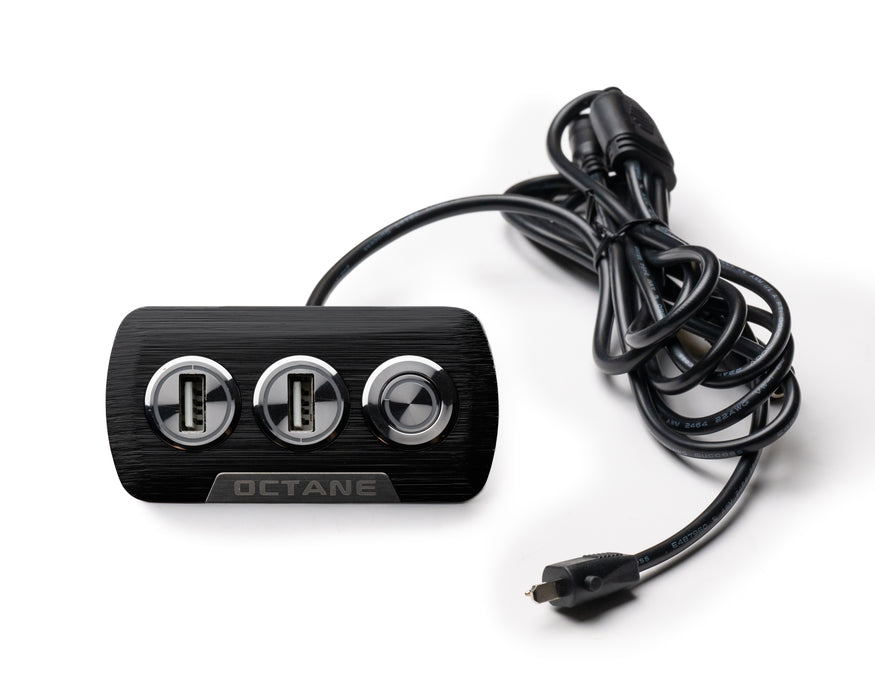 OKIN Model: JLDK.17.09.05 Switch, Hand Controller, 1 Buttons and 2 USB ports - Replacement Part for Electric Recliner