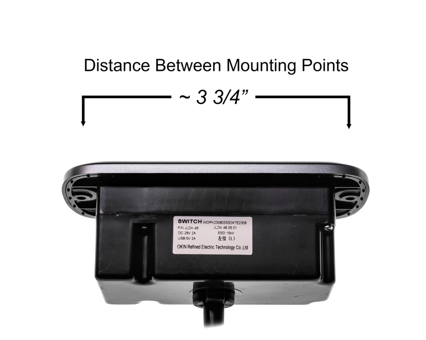 OKIN Model: JLDK.48.05.01 Switch, Hand Controller, 5 Buttons, with USB - Replacement Part for Electric Recliner