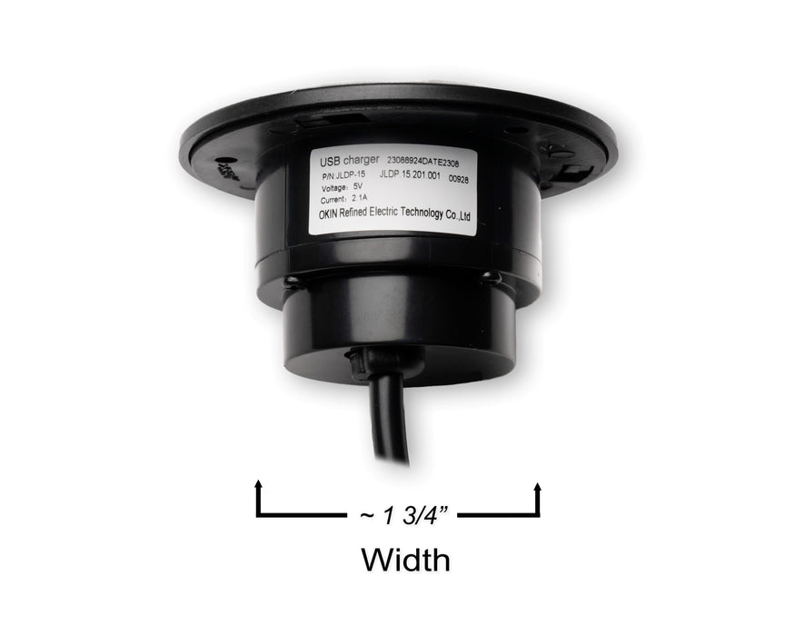 OKIN - Switch Model: JLDP.15.201.001 - USB Charger Replacement Part for Electric Recliner