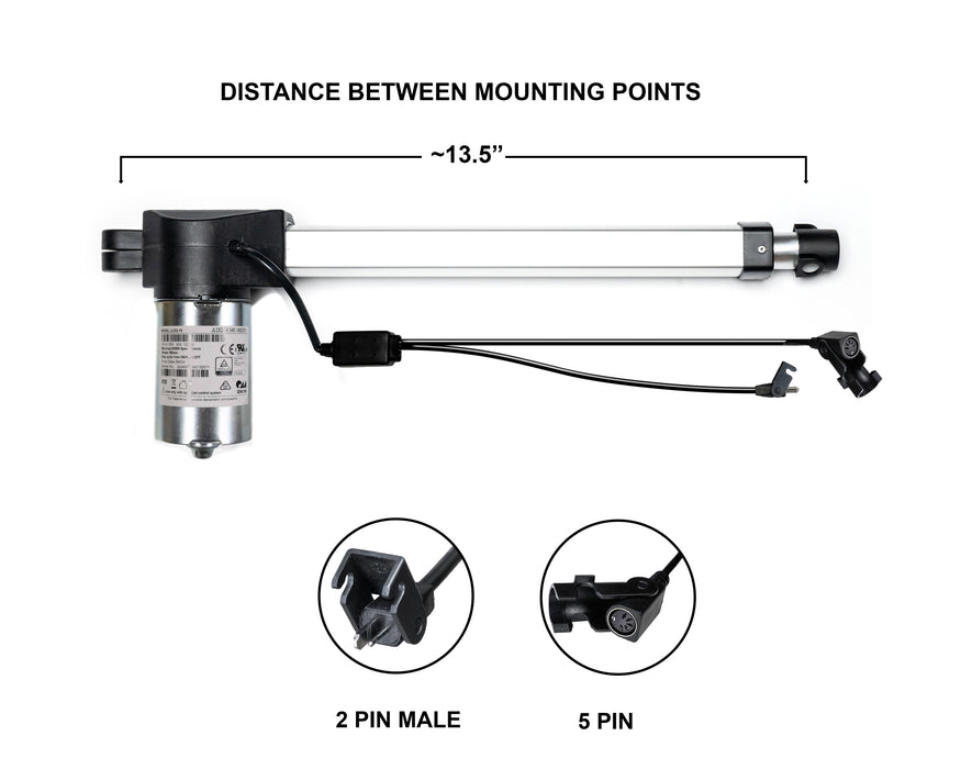 OKIN - Motor Replacement Model: JLDQ.19.345.180D01 Linear Actuator for Sofa, Recliner, Lift Chair, Couch, Massage, Seat, Bed