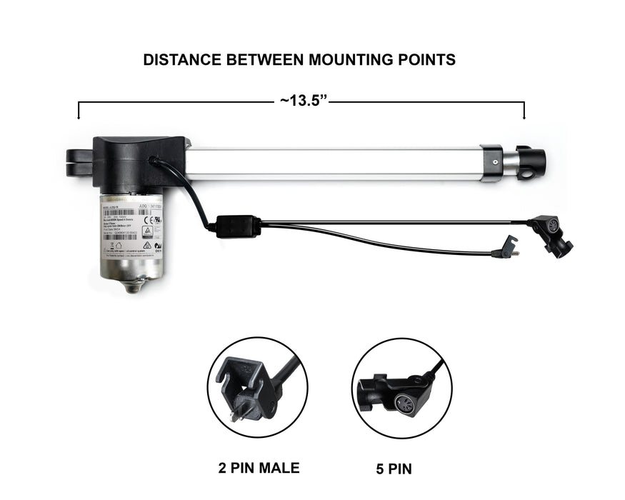 OKIN - Motor Replacement Model: JLDQ.19.347.173D01 Linear Actuator for Sofa, Recliner, Lift Chair, Couch, Massage, Seat, Bed