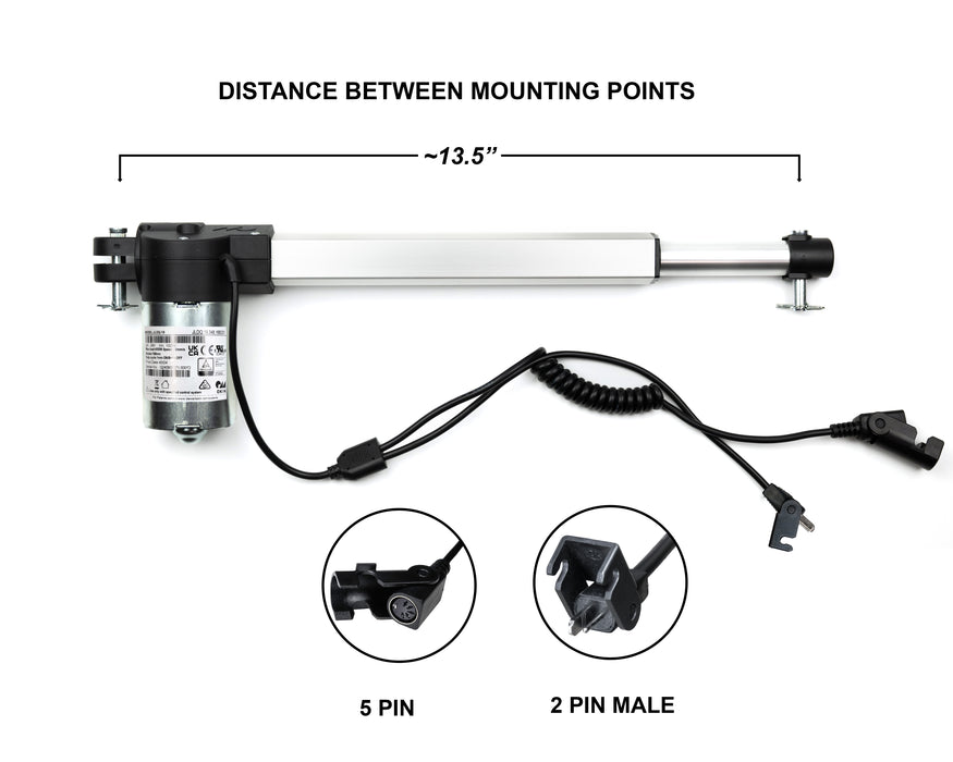 OKIN - Motor Replacement Model: JLDQ.19.348.168D01 Linear Actuator for Sofa, Recliner, Lift Chair, Couch, Massage, Seat, Bed