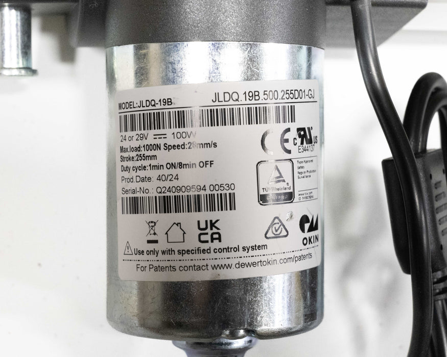 OKIN - Motor Replacement Model: JLDQ.19B.500.255D01-GJ Linear Actuator for Sofa, Recliner, Lift Chair, Couch, Massage, Seat, Bed