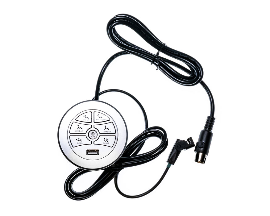 EMOMO Model: K30S Switch, Hand Controller, 7 Buttons, with USB - Replacement Part for Electric Recliner