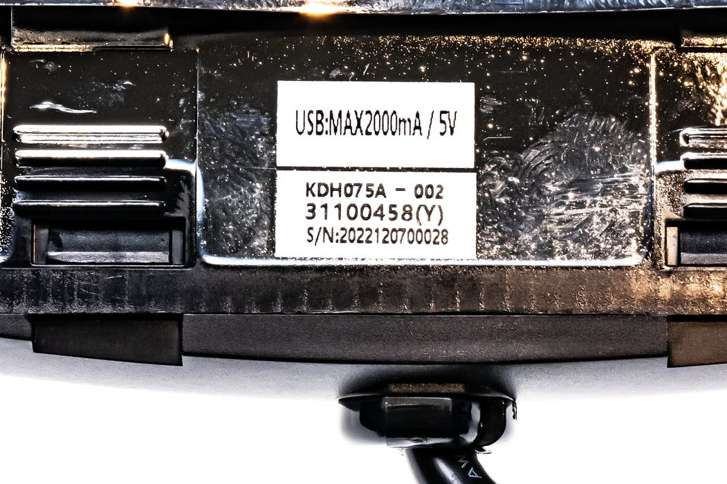 KAIDI Model: KDH075A-002 Switch, Hand Controller, 2 Buttons, with USB - Replacement Part for Electric Recliner