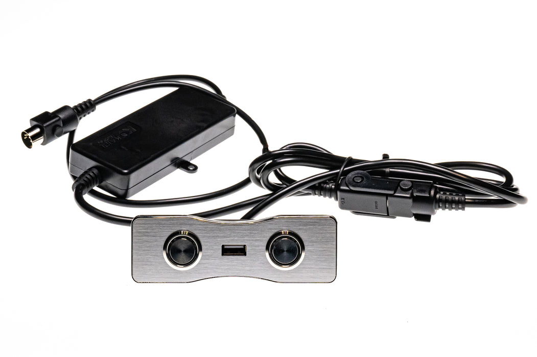 KAIDI Model: KDH075A-002 Switch, Hand Controller, 2 Buttons, with USB - Replacement Part for Electric Recliner