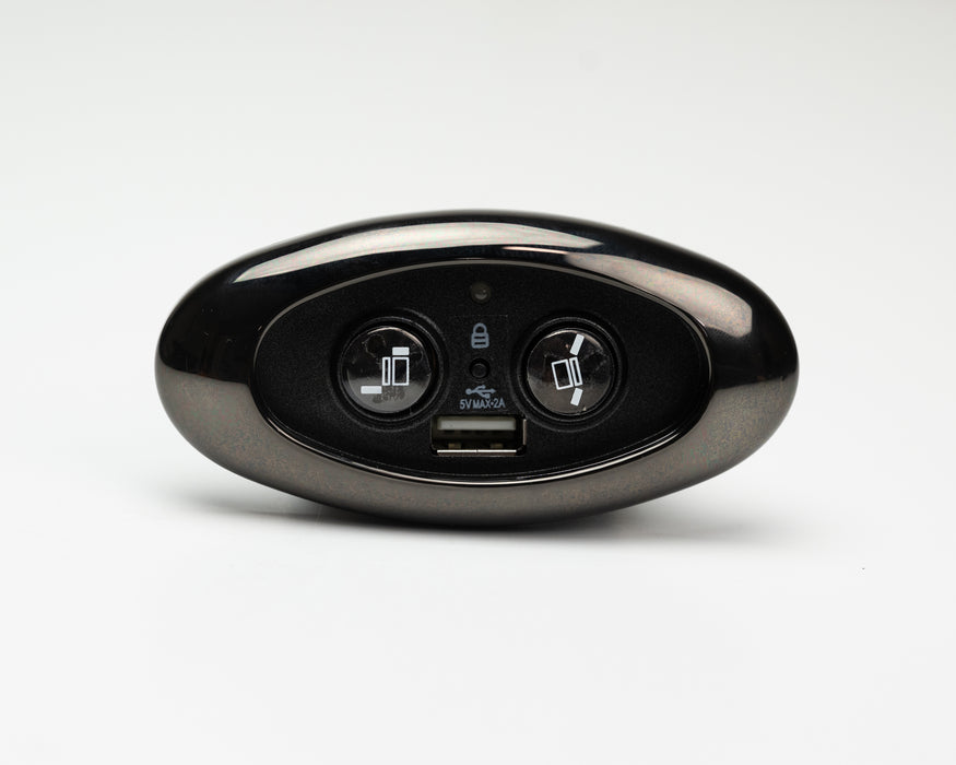 KAIDI - Switch Model: KDH101B-304 (LAF) Hand Controller 2 Buttons USB-A Replacement Part For Electric Recliner