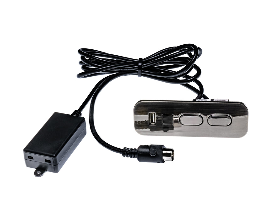 KAIDI Model: KDH124A-001 Switch, Hand Controller, 3 Buttons, with USB - Replacement Part for Electric Recliner