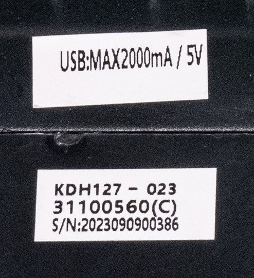 KAIDI Modelo: KDH127-023 Interruptor, controlador manual, 5 botones, con USB - Pieza de repuesto para sillón reclinable eléctrico