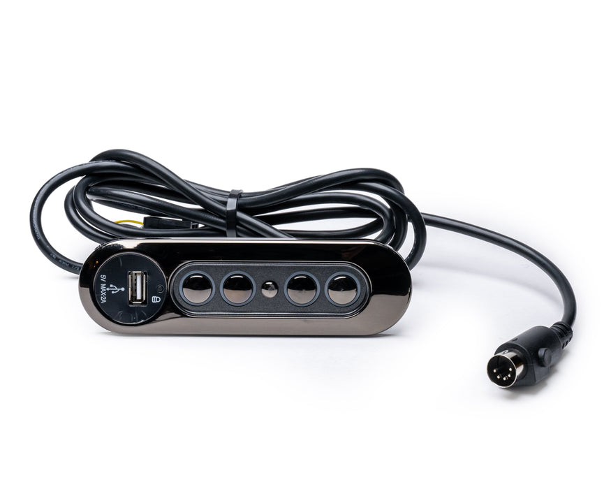 KAIDI - Switch Model: KDH127A-004 Hand Controller 5 Buttons USB-A Replacement Part for Electric Recliner