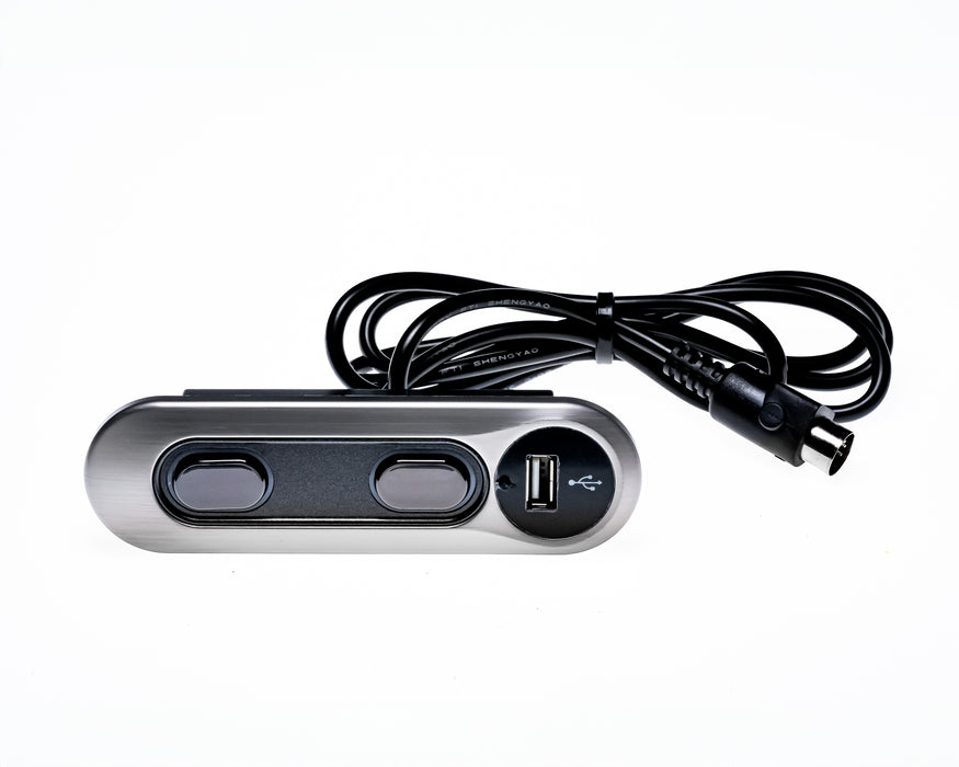 KAIDI Model: KDH127K-006 Switch, Hand Controller, 2 Buttons With USB - Replacement Part for Electric Recliner (on off button for USB)