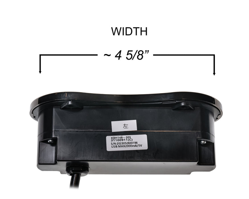 KAIDI Modelo: KDH149-005 Interruptor, controlador manual, 6 botones, con USB - Pieza de repuesto para sillón reclinable eléctrico