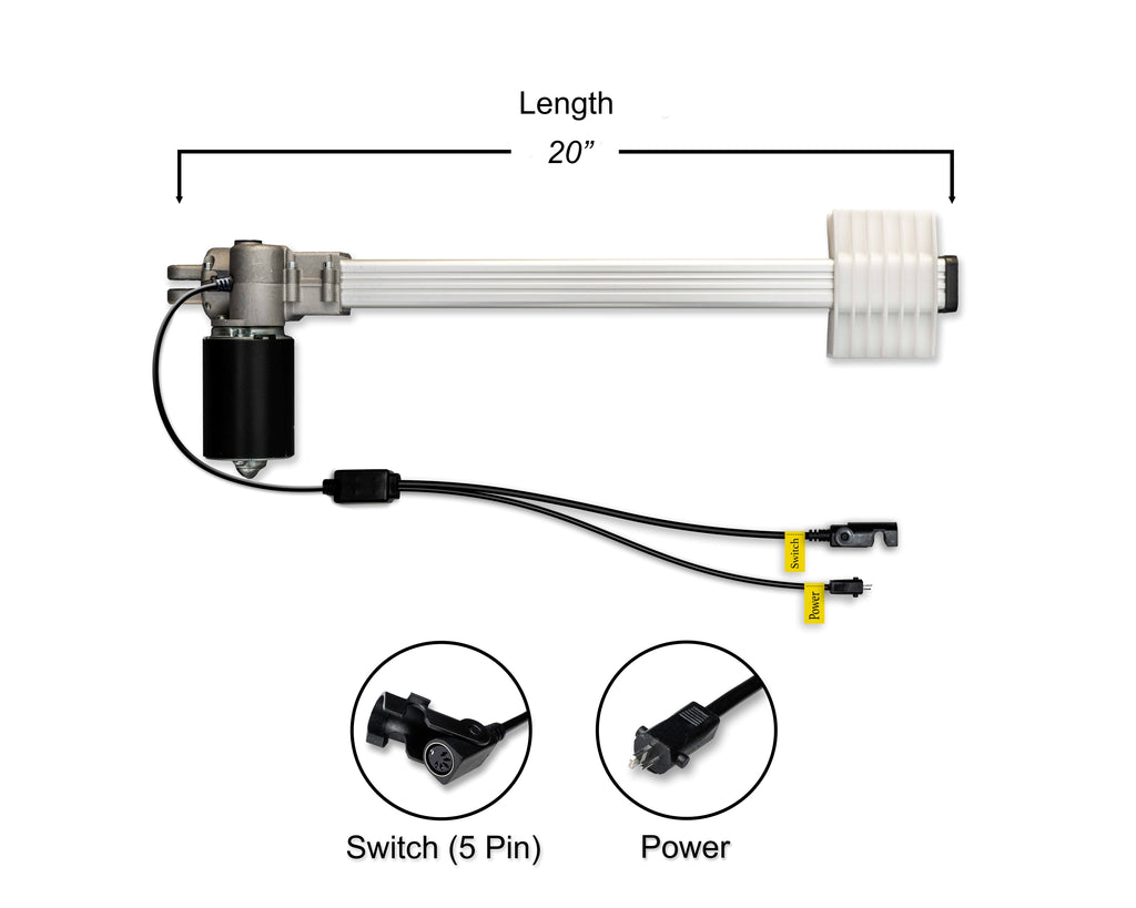 かかと落とし　L主役は銭形4　簡易ユニットボリューム調整付 KAIDI - Motor Replacement Model KDPT006-14 Linear Actuator for