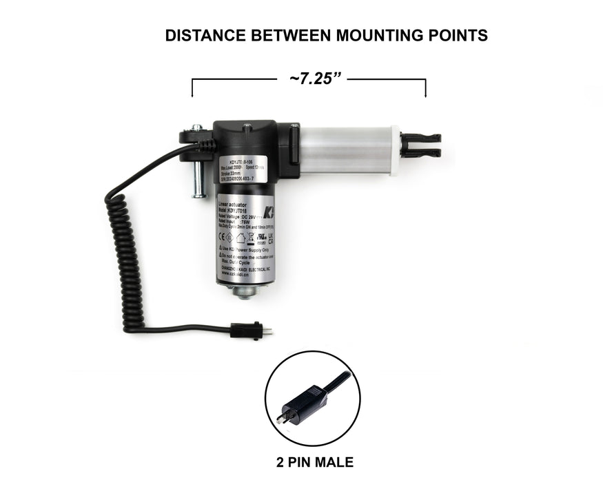 KAIDI - Motor Replacement Model: KDYJT018-105 Linear Actuator for Sofa, Recliner, Lift Chair, Couch, Massage, Seat, Bed