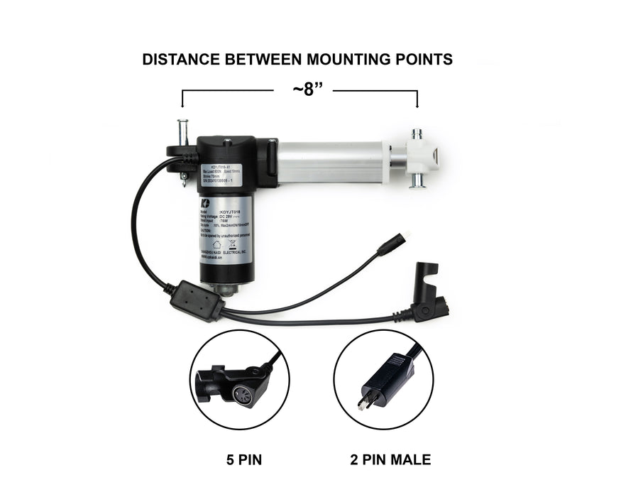 KAIDI - Motor Replacement Model: KDYJT018-41 Linear Actuator for Sofa, Recliner, Lift Chair, Couch, Massage, Seat, Bed