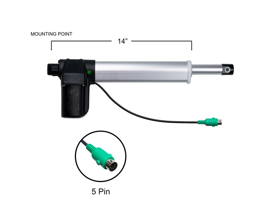 MOTO / HHC - Motor Replacement Model: LMD80219C-3 Linear Actuator for Sofa, Recliner, Lift Chair, Couch, Massage, Seat, Bed