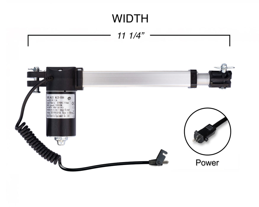 MULIN ELECTRIC - Motor Replacement Model: ML20-008A Linear Actuator for Sofa, Recliner, Lift Chair, Couch, Massage, Seat, Bed