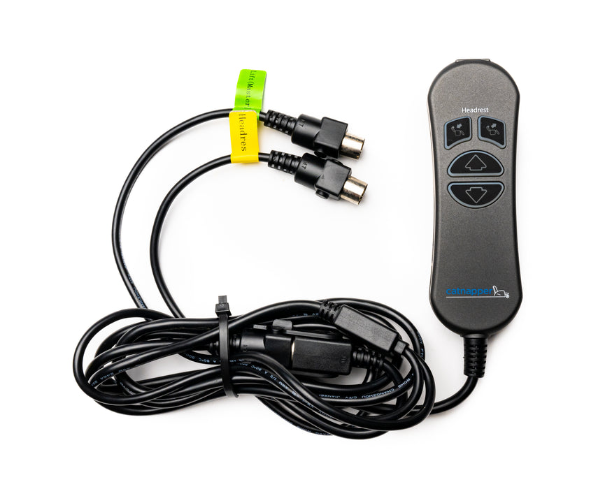 MULIN ELECTRIC Model: MLSK110-A1 Remote Switch, Hand Controller, 4 Buttons 2.5M Long - Replacement Part for Electric Recliner