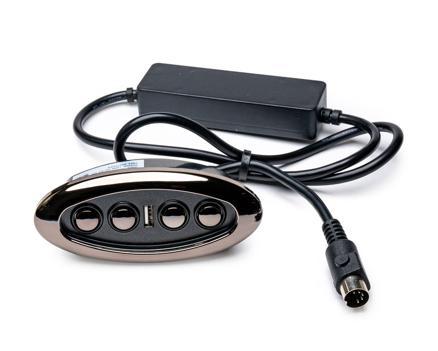 MULIN ELECTRIC - Switch Model: MLSK14-D3 Hand Controller 4 Buttons USB-A Replacement Part for Electric Recliner