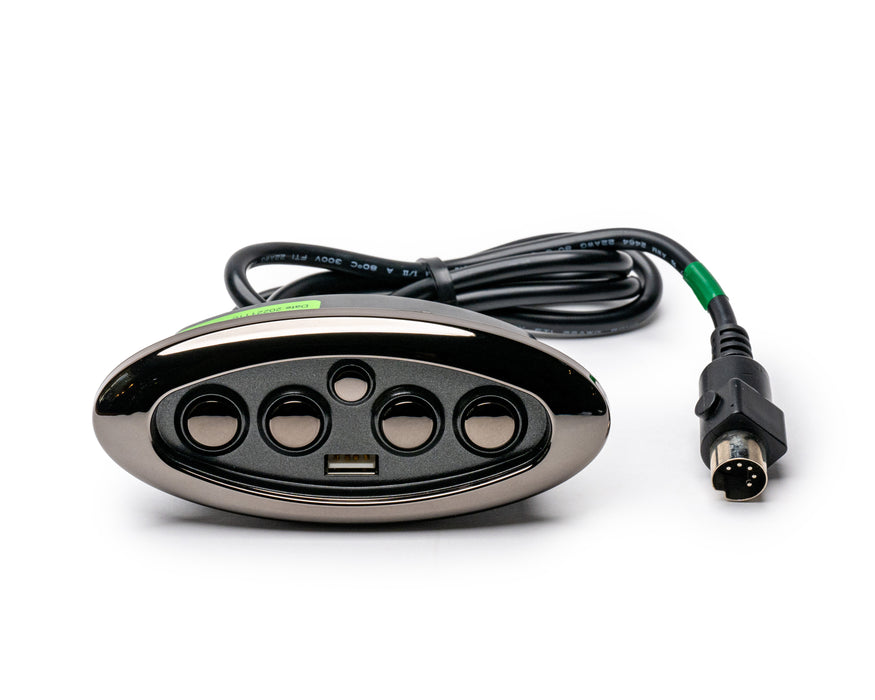 MULIN ELECTRIC - Switch Model: MLSK14-F-L Hand Controller 5 Buttons Replacement Part for Electric Recliner