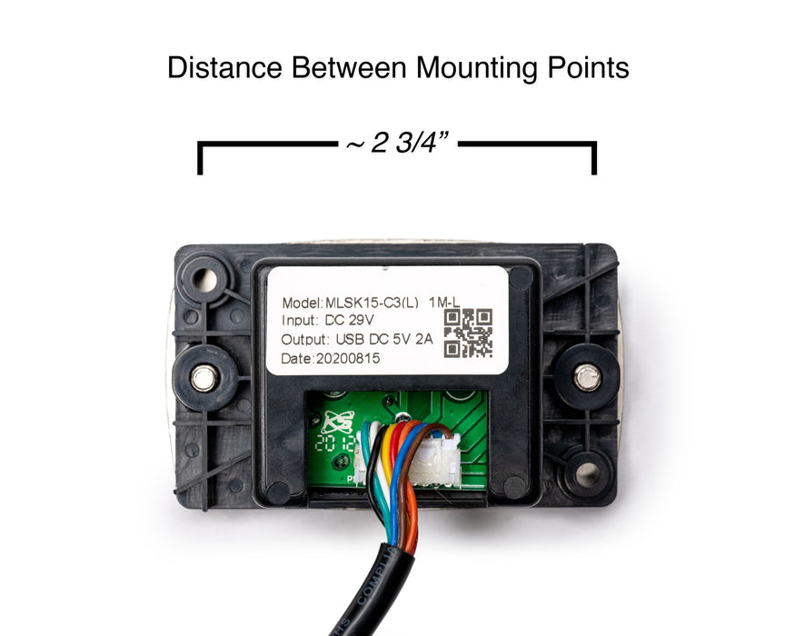 MULIN ELECTRIC - Switch Model: MLSK15-C3-L Hand Controller 4 Buttons USB-A Replacement Part for Electric Recliner