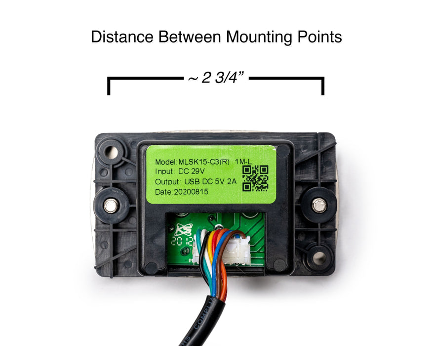 MULIN ELECTRIC - Switch Model: MLSK15-C3-R Hand Controller 4 Buttons USB-A Replacement Part for Electric Recliner