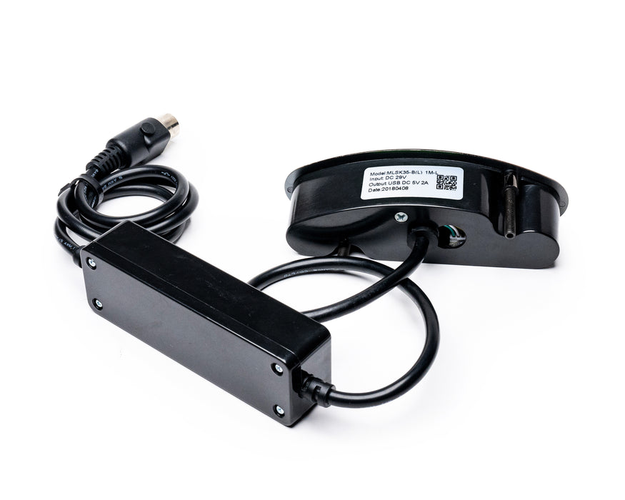 MULIN ELECTRIC - Switch Model: MLSK35-B-L Hand Controller 4 Buttons USB-A Replacement Part for Electric Recliner