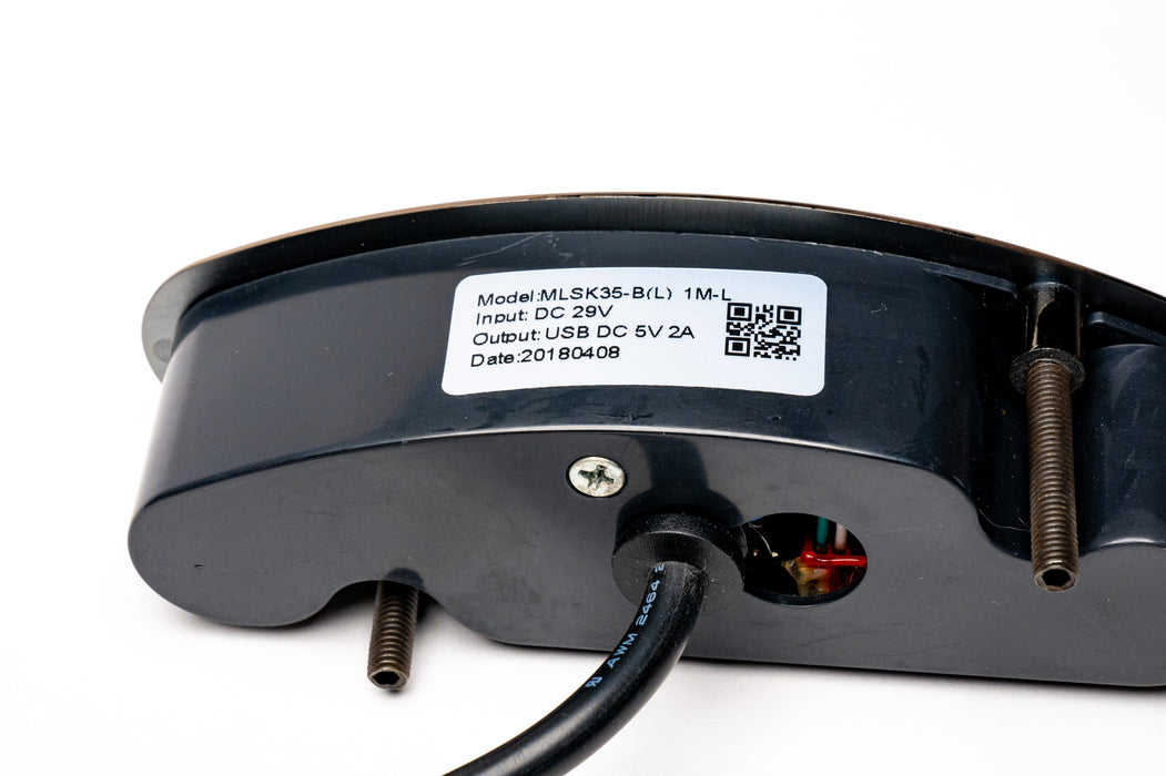 MULIN ELECTRIC - Switch Model: MLSK35-B-L Hand Controller 4 Buttons USB-A Replacement Part for Electric Recliner