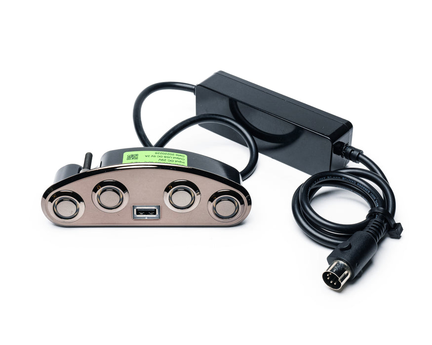 MULIN ELECTRIC - Switch Model: MLSK35-B-R Hand Controller 4 Buttons USB-A Replacement Part for Electric Recliner