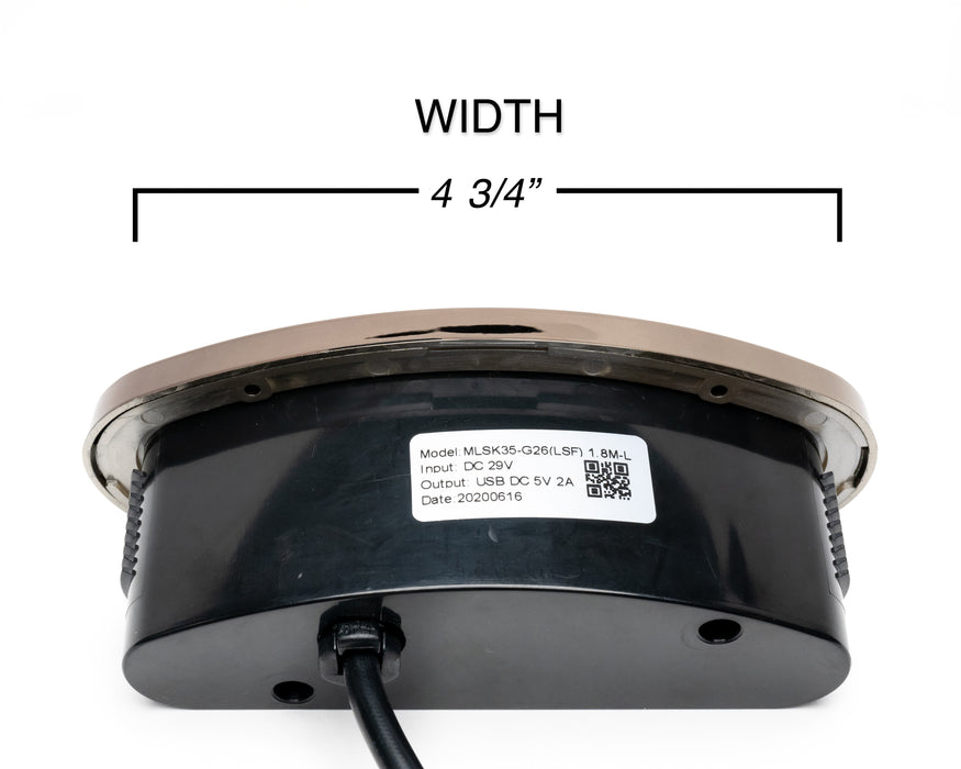 MULIN ELECTRIC - Switch Model: MLSK35-G26-LSF Hand Controller 5 Buttons USB-A Replacement Part for Electric Recliner