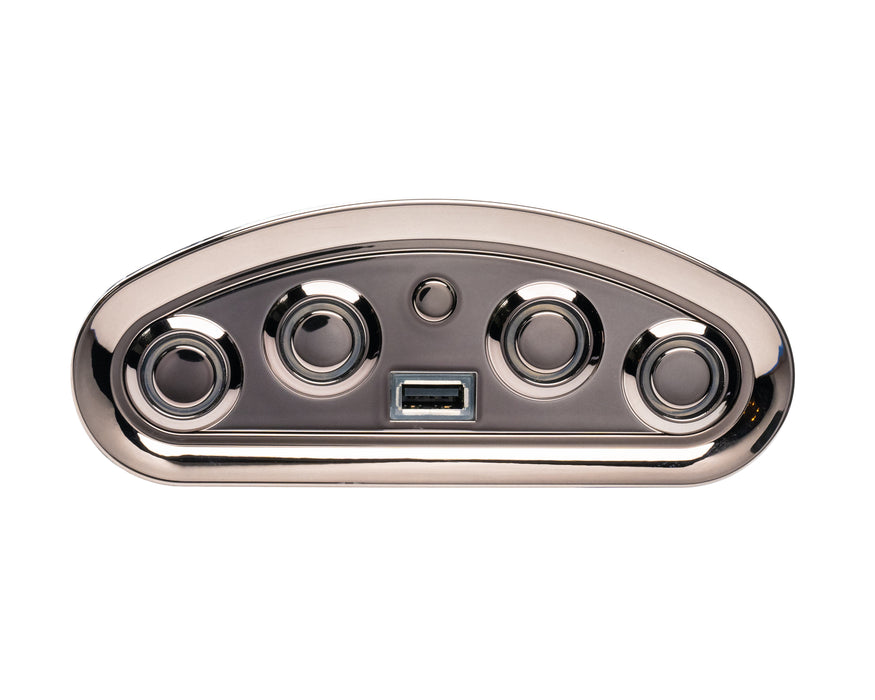 MULIN ELECTRIC - Switch Model: MLSK35-G26-RSF Hand Controller 5 Buttons USB-A Replacement Part for Electric Recliner