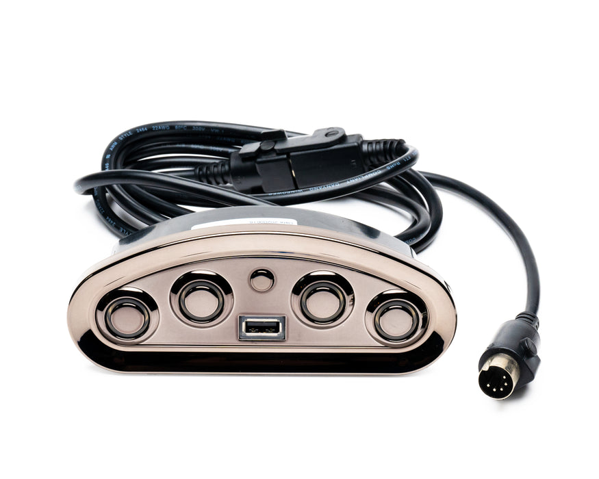 MULIN ELECTRIC - Switch Model: MLSK35-G26-RSF Hand Controller 5 Buttons USB-A Replacement Part for Electric Recliner