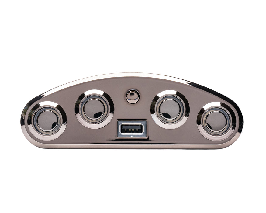MULIN ELECTRIC - Switch Model: MLSK35-G9-RSF Hand Controller 5 Buttons USB-A Replacement Part for Electric Recliner