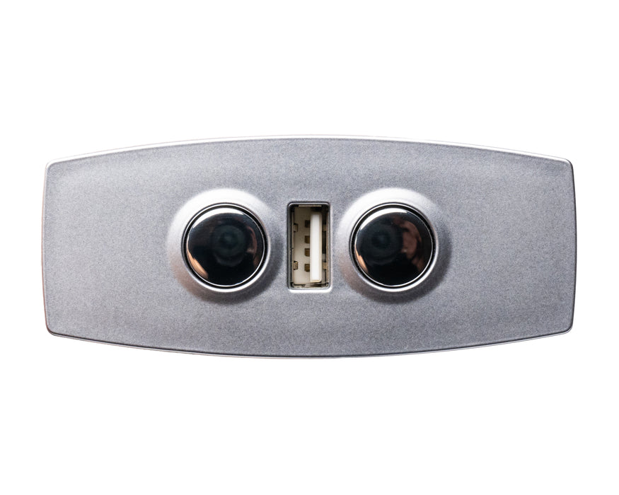 MULIN ELECTRIC - Switch Model: ARU121-0-WS-15SL-2-01-LSF Hand Controller 2 Buttons USB-A Replacement Part for Electric Recliner