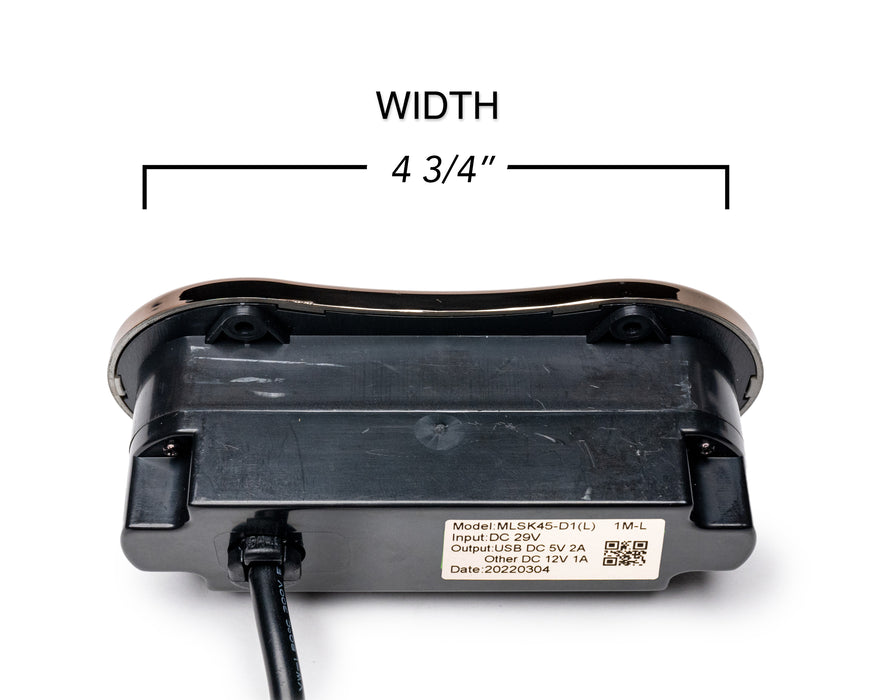 MULIN ELECTRIC - Switch Model: MLSK45-D1 (L) Hand Controller 2 Buttons USB-A Replacement Part For Electric Recliner