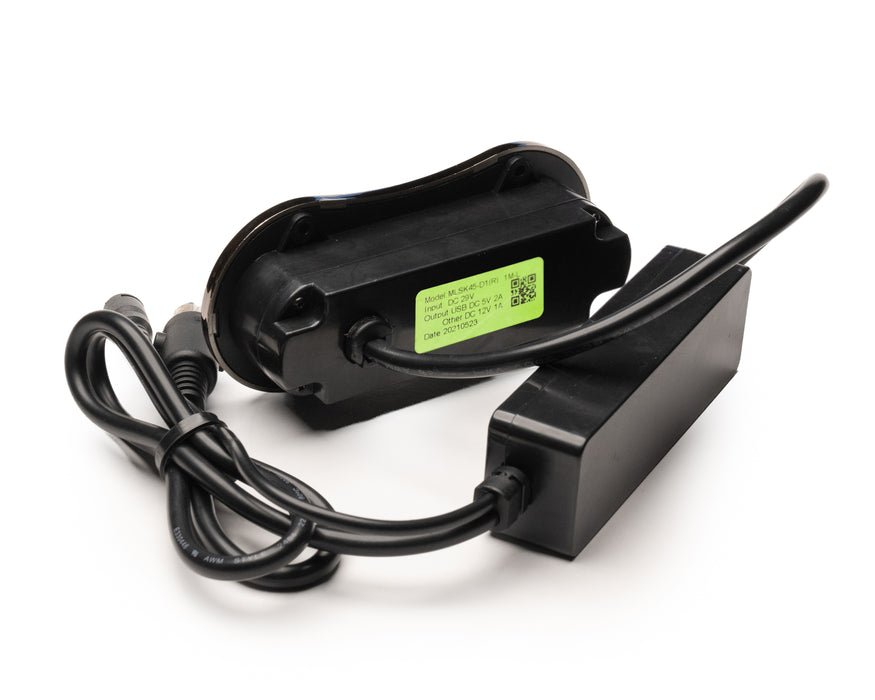 MULIN ELECTRIC - Switch Model: MLSK45-D1(R) 1M-L Hand Controller 2 Buttons USB-A Replacement Part For Electric Recliner