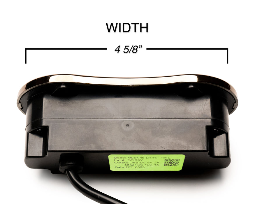 MULIN ELECTRIC - Switch Model: MLSK45-D1(R) 1M-L Hand Controller 2 Buttons USB-A Replacement Part For Electric Recliner