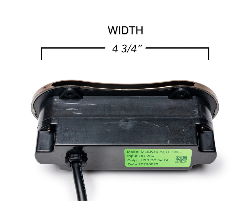 MULIN ELECTRIC - Switch Model: MLSK46-A(R) Hand Controller 6 Buttons USB-A Replacement Part for Electric Recliner
