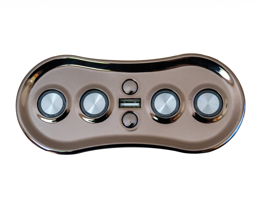 MULIN ELECTRIC - Switch Model: MLSK46-C-L Hand Controller 6 Buttons USB-A Replacement Part for Electric Recliner