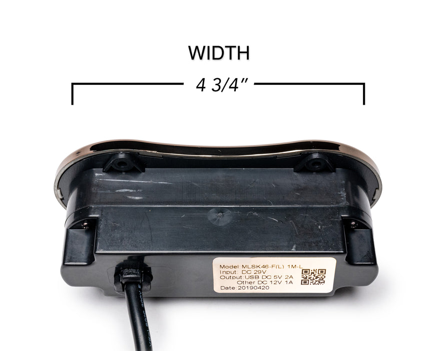 MULIN ELECTRIC - Switch Model: MLSK46-F-L Hand Controller 6 Buttons USB-A Replacement Part for Electric Recliner