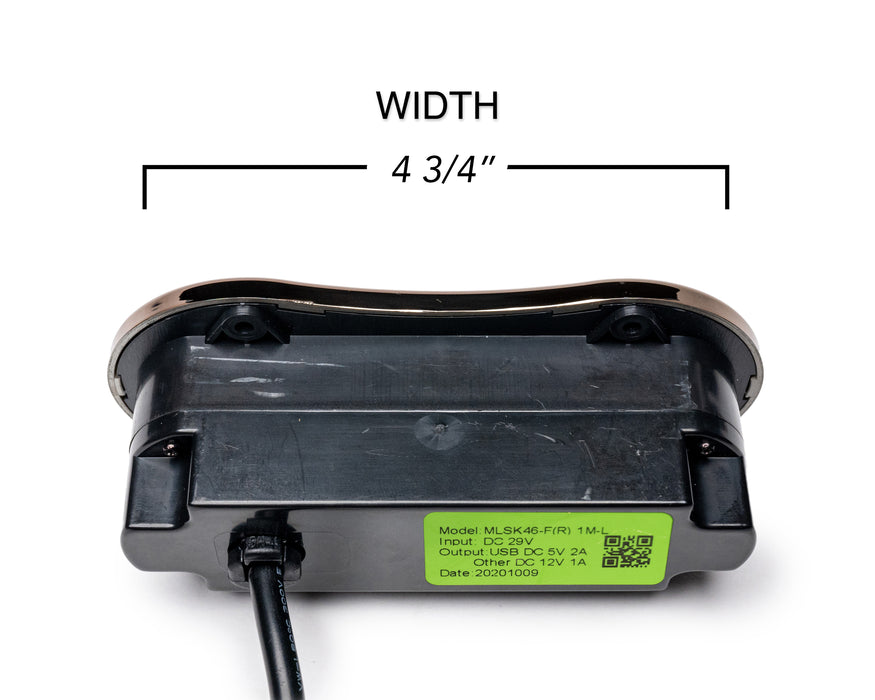 MULIN ELECTRIC - Switch Model: MLSK46-F-R Hand Controller 6 Buttons USB-A Replacement Part for Electric Recliner