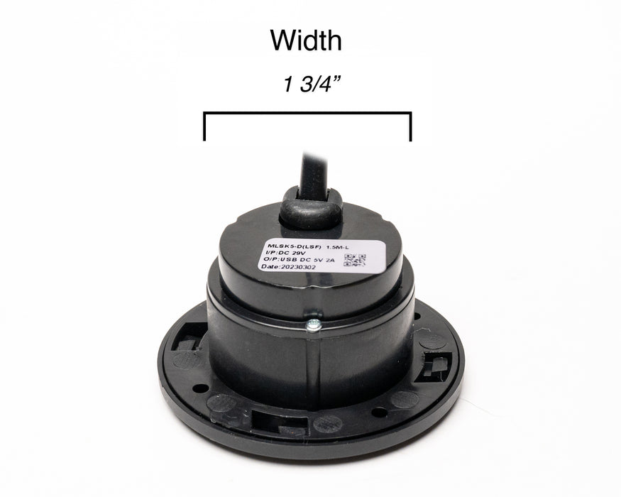 MULIN ELECTRIC - Switch Model: MLSK5-D-LSF Hand Controller 2 Buttons USB-A Replacement Part for Electric Recliner