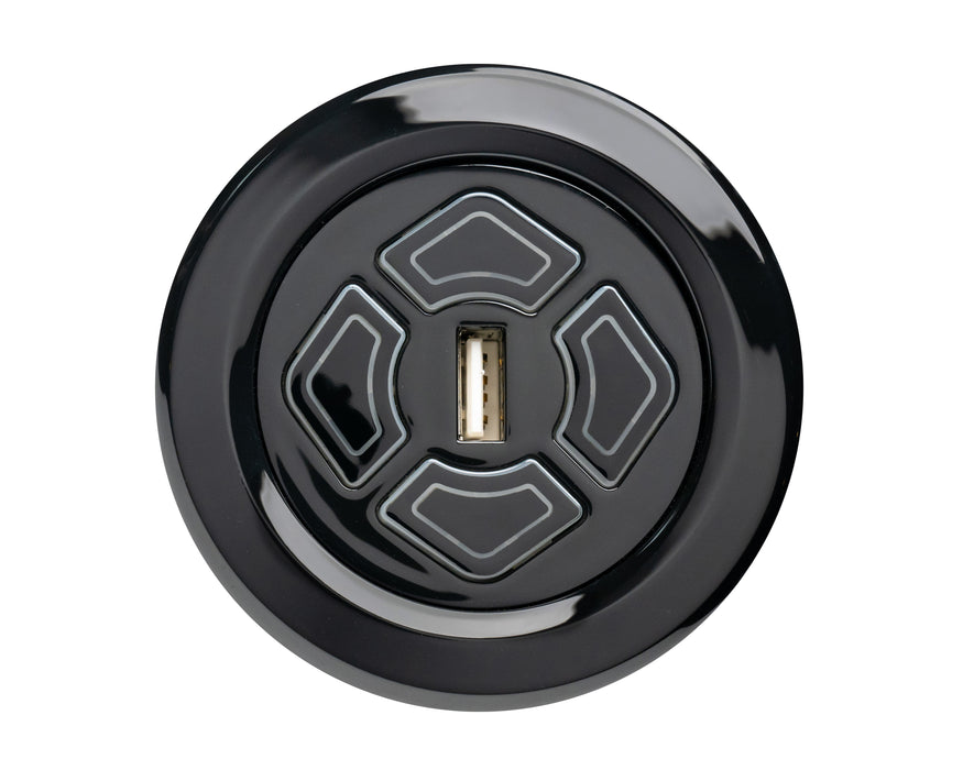 MULIN ELECTRIC - Switch Model: MLSK60-A1-R Hand Controller 4 Buttons USB-A Replacement Part for Electric Recliner