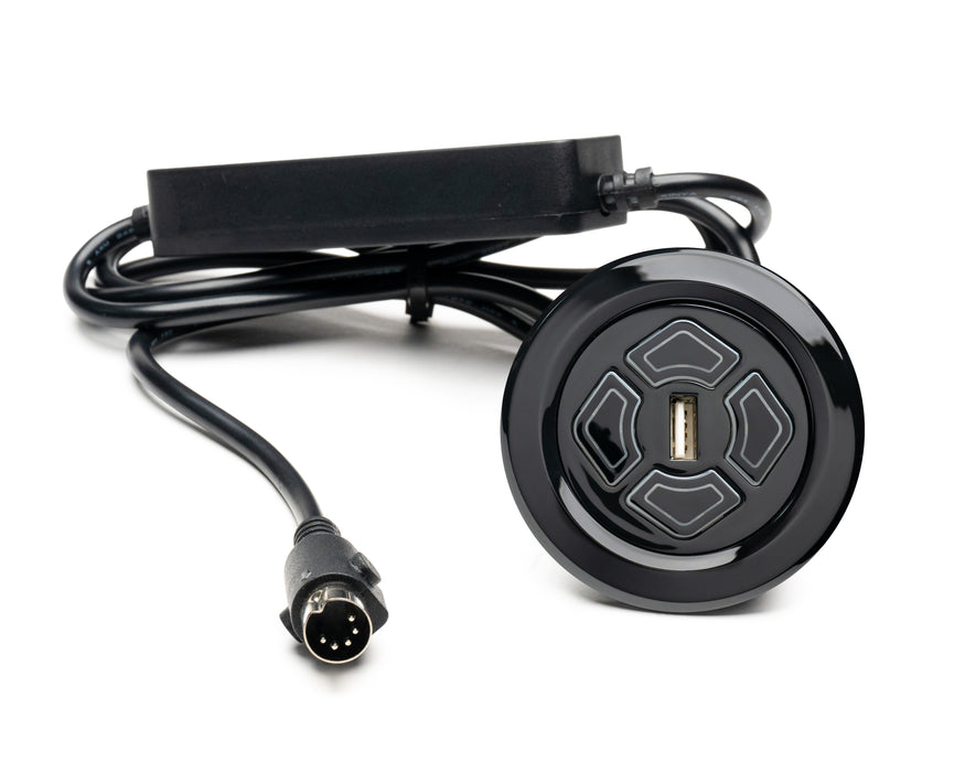 MULIN ELECTRIC - Switch Model: MLSK60-A1-R Hand Controller 4 Buttons USB-A Replacement Part for Electric Recliner