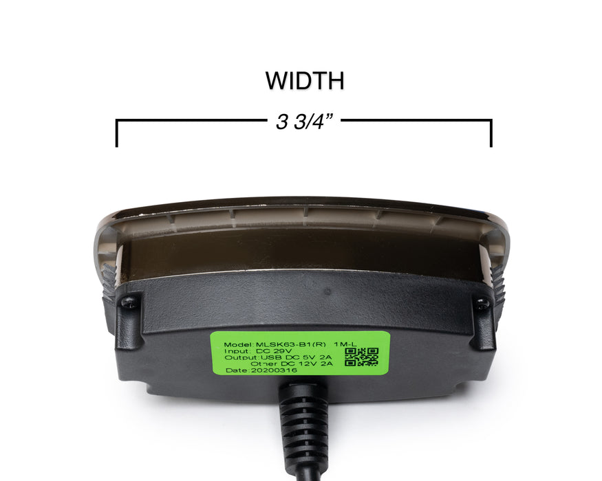 MULIN ELECTRIC - Switch Model: MLSK63-B1-R Hand Controller 7 Buttons USB-A Replacement Part for Electric Recliner