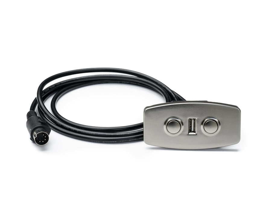 MULIN Modelo: MLSK71-A1 Interruptor, controlador manual (1,5 m de largo), 2 botones con USB - Pieza de repuesto para sillón reclinable eléctrico