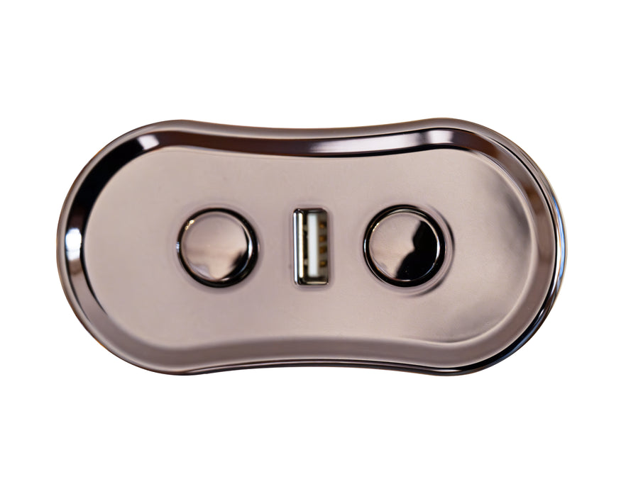 MULIN ELECTRIC - Switch Model: MLSK72-C2 Hand Controller 2 Buttons USB-A Replacement Part for Electric Recliner