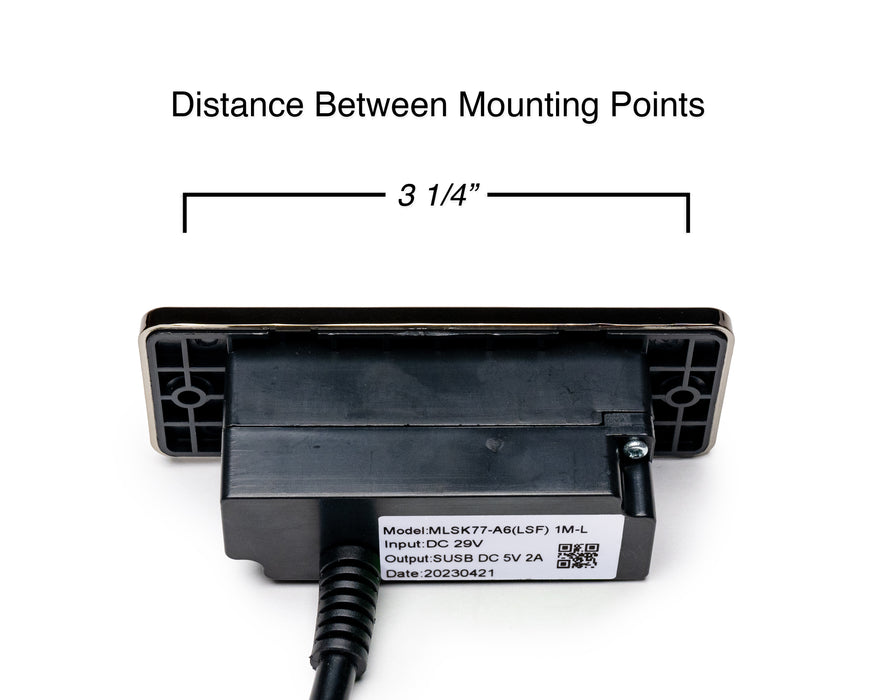 MULIN ELECTRIC - Switch Model: MLSK77-A6-LSF Hand Controller 5 Buttons USB-A Replacement Part for Electric Recliner